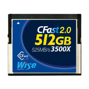 Wise CFast 2.0 Card 3500X blue 512 GB 